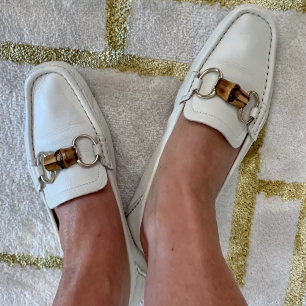 Gucci horsebit flats authentic